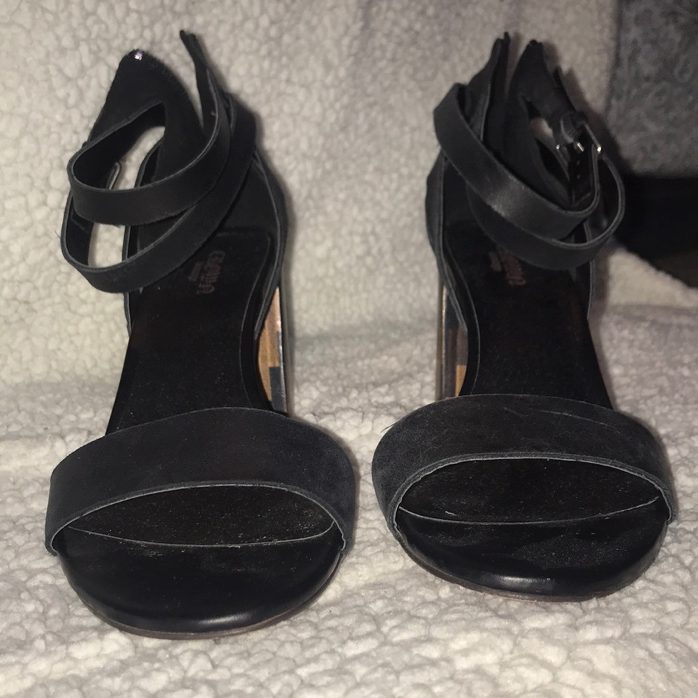 BLACK BLOCK HEELS